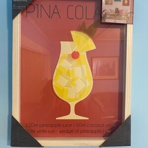Pina Colada Cocktail Art Print